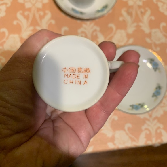 24 pc vintage china tea set miniature perfect condition still in box never used - Picture 12 of 13